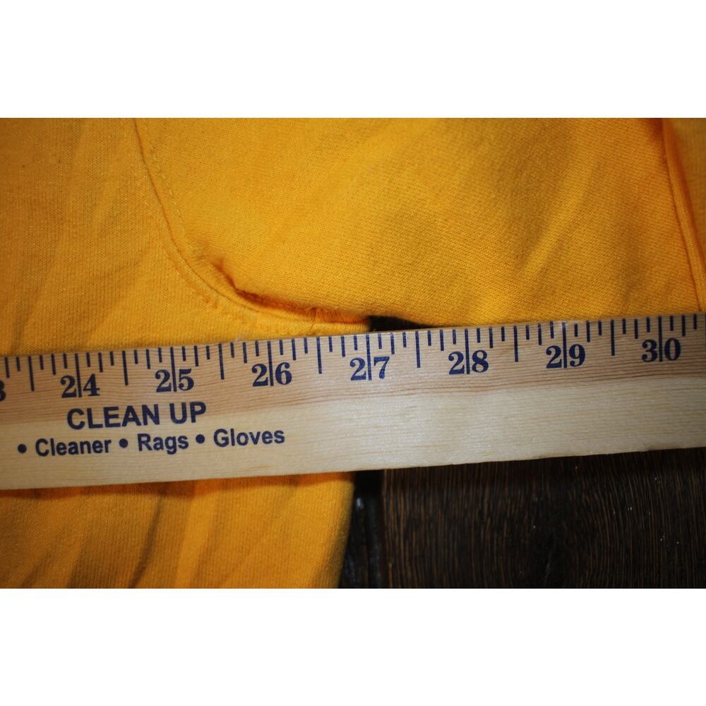 Champion Eco Fleece Marquette University Sweatshirt XXL Yellow Vintage sweater - Picture 7 of 10